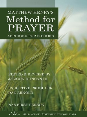 cover image of Matthew Henry's Method for Prayer (NASB 1st Person Version)